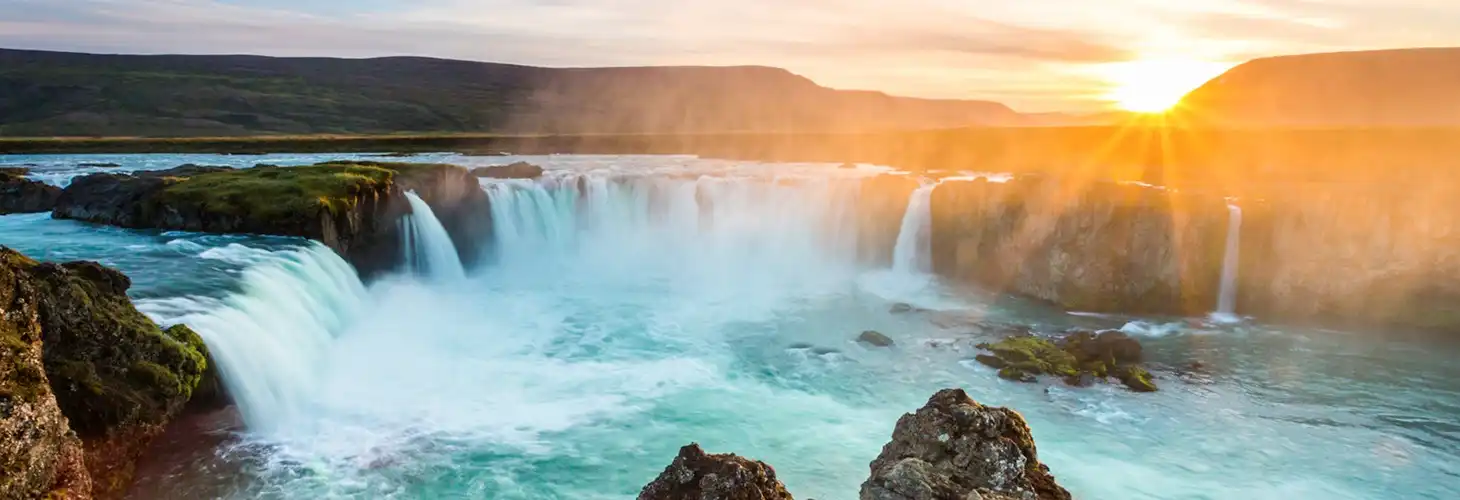 Godafoss-Wasserfall auf Island