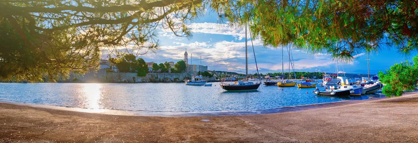 Hafen Insel Krk, Kroatien