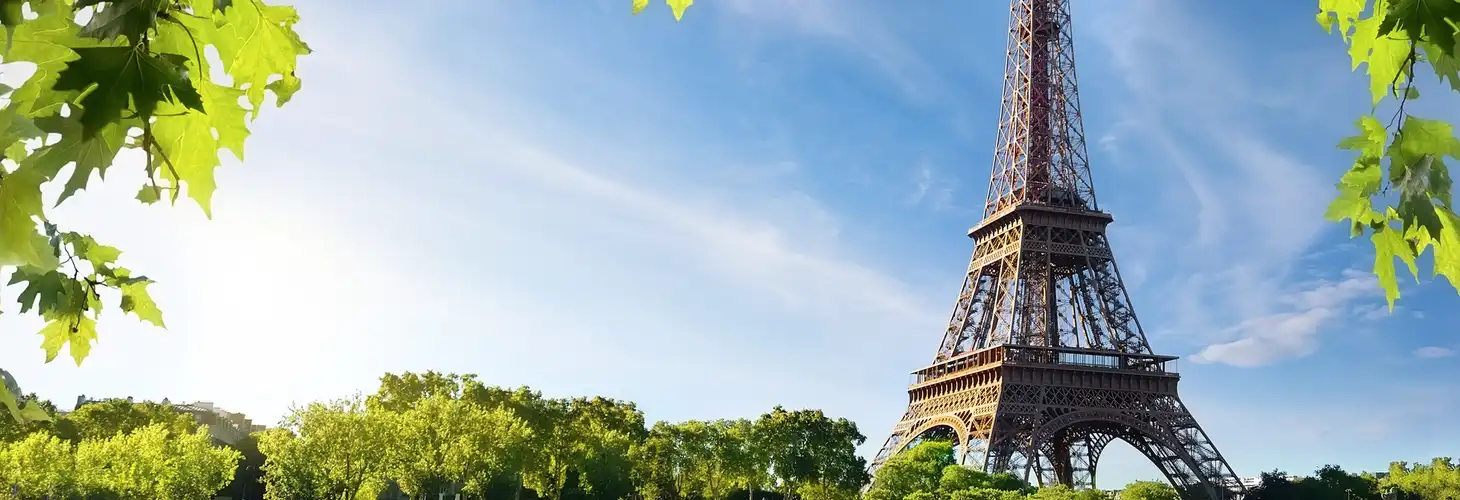 Seine in Paris mit Eiffelturm