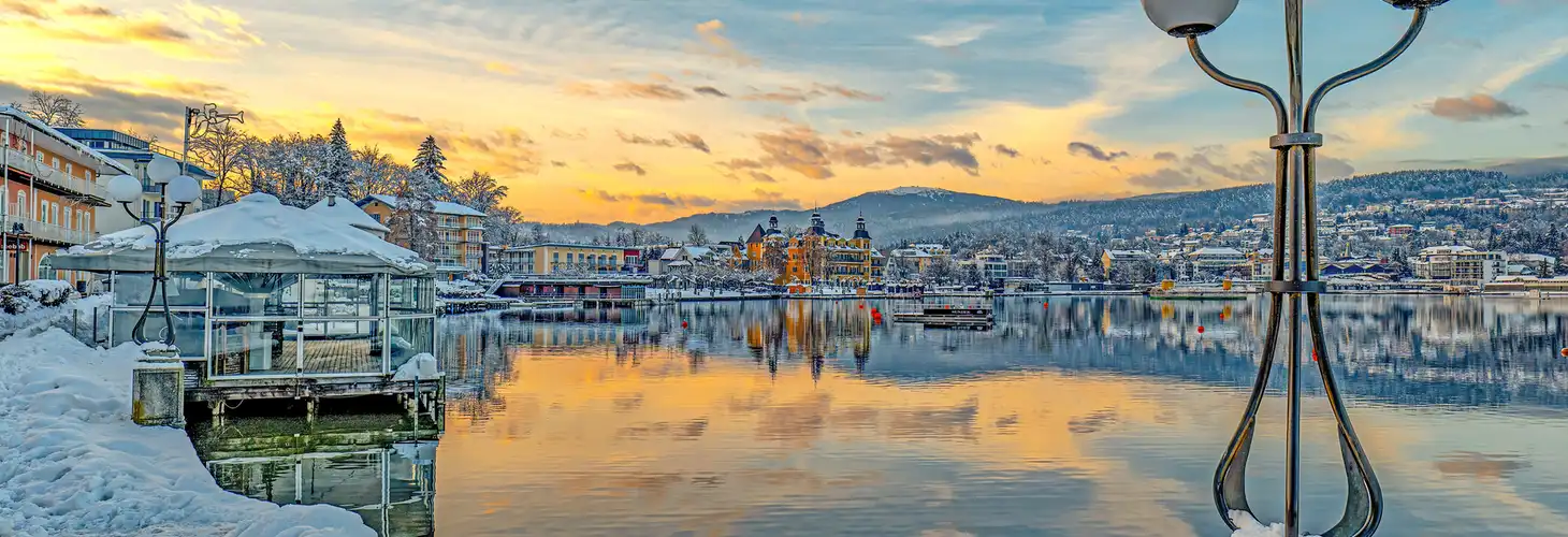 Velden am Wörthersee im Winter