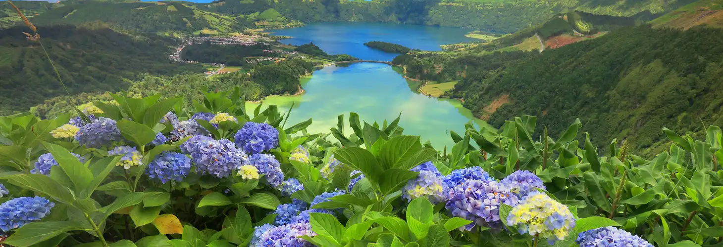 Landschaft von Sete Cidades, Insel São Miguel, Azoren