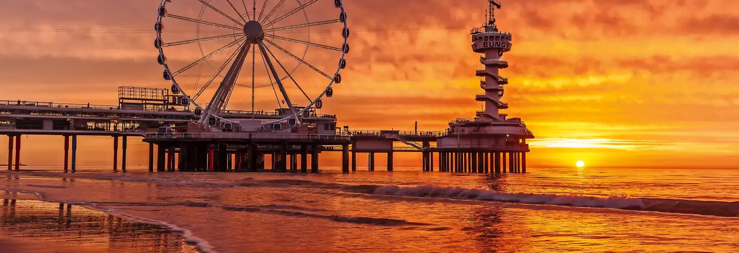 Scheveningen bei Sonnenaufgang