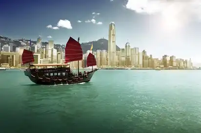 Hong Kong harbour