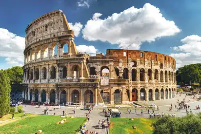 Das Colosseum in Rom, Italien