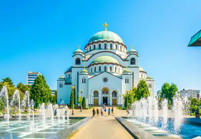 Dom des Heiligen Sava in Belgrad, Belgien