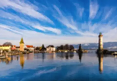 Lindau am Bodensee im Winter