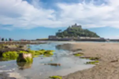 Sankt Michael's Mount - eine Gezeiteninsel vor der Küste Cornwalls
