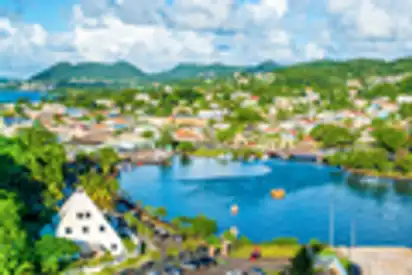 Castries auf St Lucia