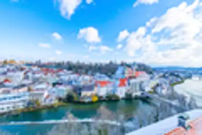 Panorama Blick über die Stadt Steyr