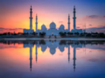 Sheikh Zayed bin Sultan Al Nahyan Grand Mosque in Abu Dhabi, VAE