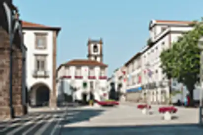 Der Hauptplatz von Ponta Delgada. Azores