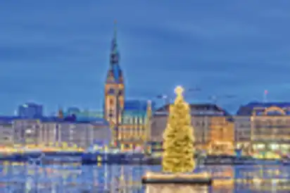Weihnachtliches Hamburg, Deutschland