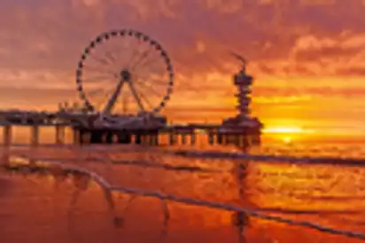 Scheveningen bei Sonnenaufgang