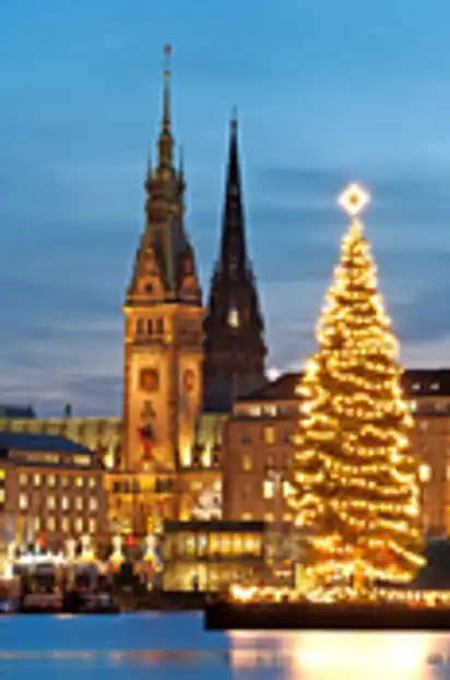 weihnachtliches Hamburg, Deutschland