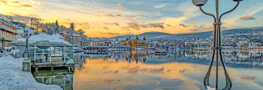 Velden am Wörthersee im Winter